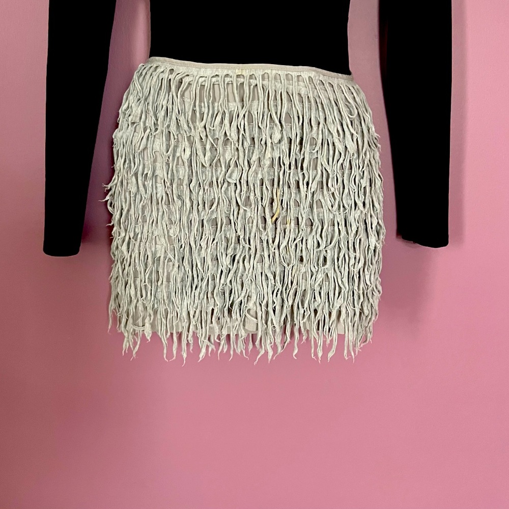 Grey Frilly skirt